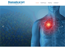 Tablet Screenshot of biomedicalart.com